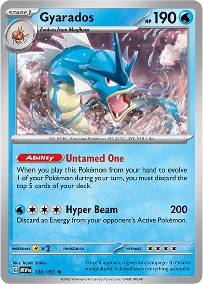 MEW: Gyarados (Reverse Holofoil)