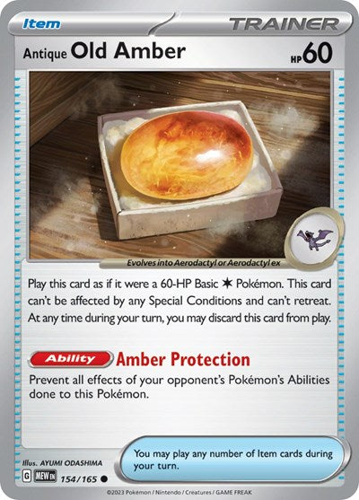 MEW: Antique Old Amber