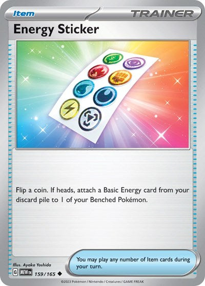 MEW: Energy Sticker (Reverse Holofoil)