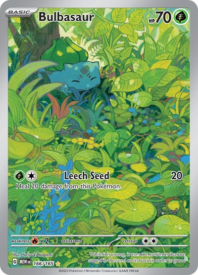 MEW: Bulbasaur - 166/165 (Holofoil)