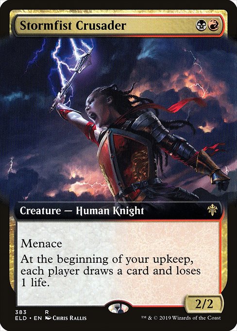 ELD: Stormfist Crusader (Extended Art) (Foil)