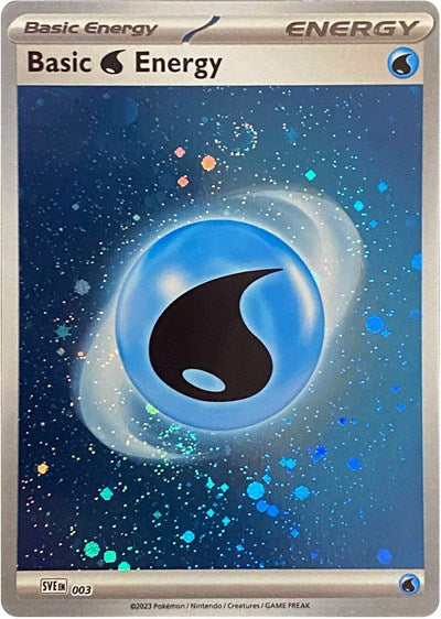 SVE: Basic Water Energy (Cosmos Holo) (Holofoil)