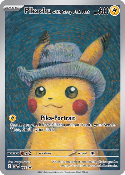 SVP: Pikachu with Grey Felt Hat
