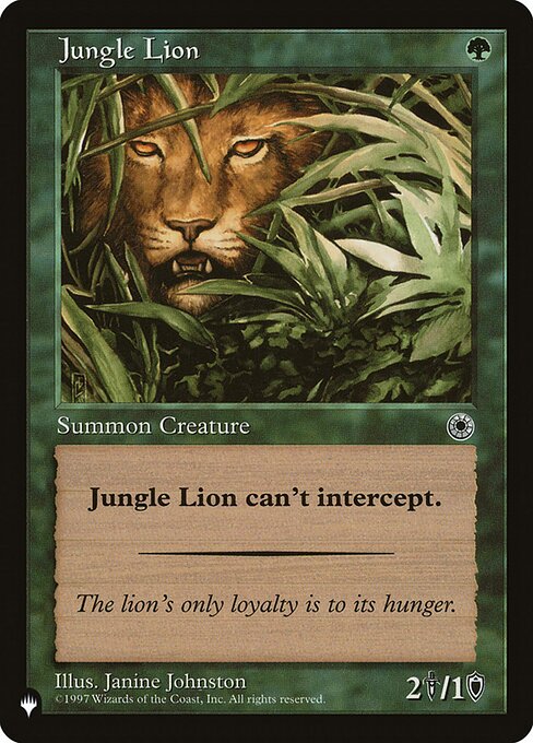 PLST: Jungle Lion
