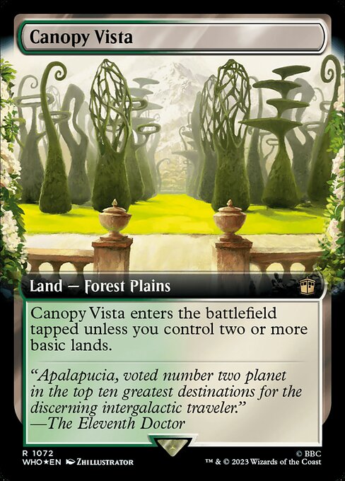 WHO: Canopy Vista (Extended Art) (Surge Foil)
