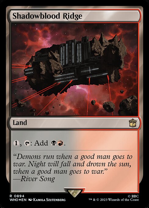 WHO: Shadowblood Ridge (Surge Foil)