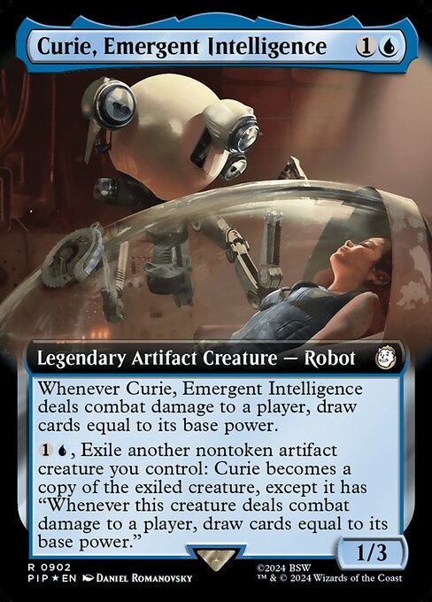 PIP: Curie, Emergent Intelligence (Extended Art) (Surge Foil)