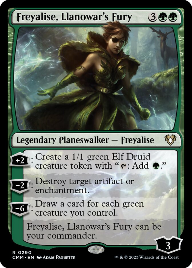 Freyalise, Llanowar's Fury [Foil] :: CMM