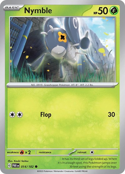 PAR: Nymble - 014/182 (Reverse Holofoil)