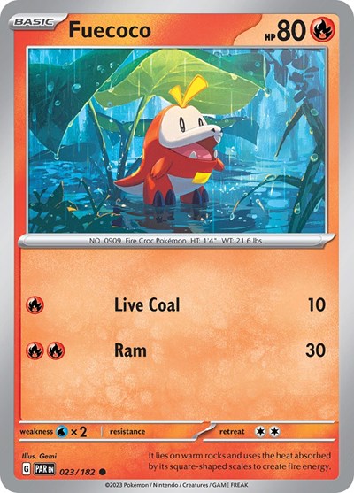 PAR: Fuecoco (Reverse Holofoil)