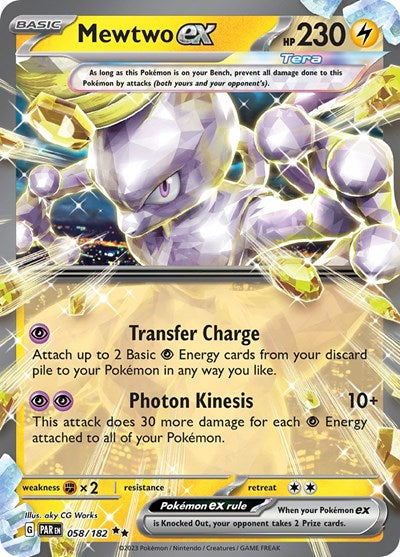PAR: Mewtwo ex (Holofoil)