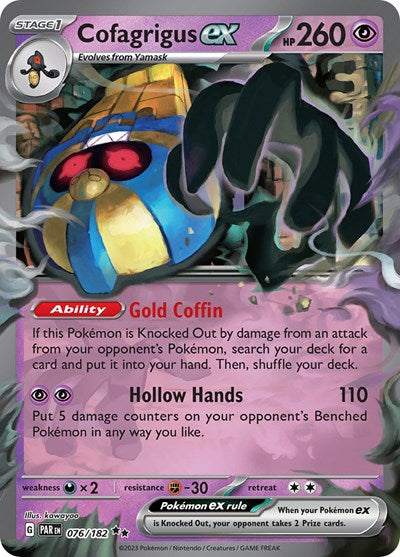 PAR: Cofagrigus ex (Holofoil)