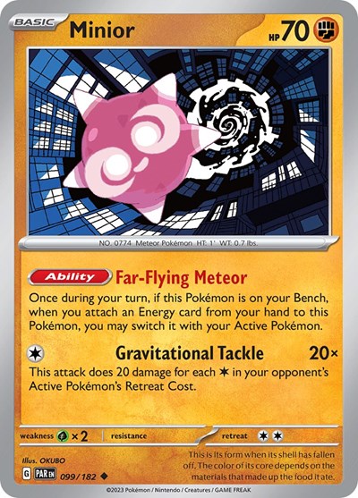 PAR: Minior - 099/182 (Reverse Holofoil)