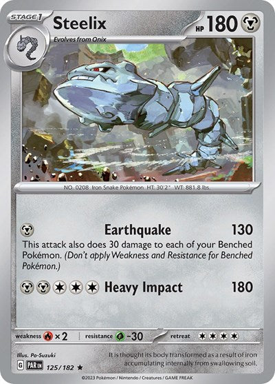 PAR: Steelix - 125/182 (Holofoil)