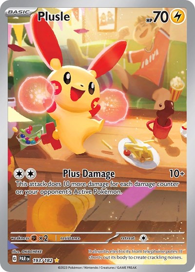 PAR: Plusle - 193/182 (Holofoil)