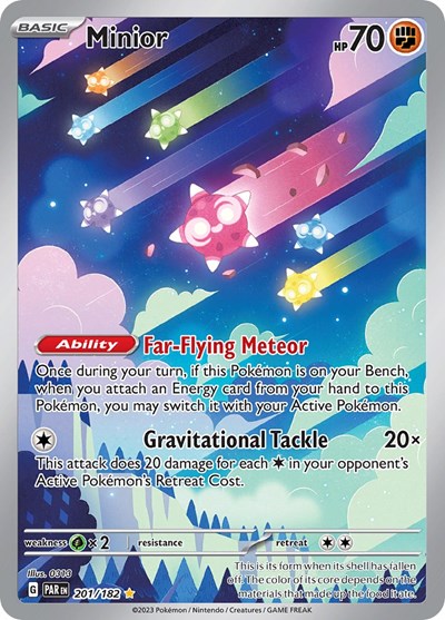 PAR: Minior - 201/182 (Holofoil)
