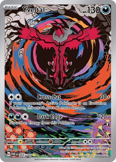 PAR: Yveltal - 205/182 (Holofoil)