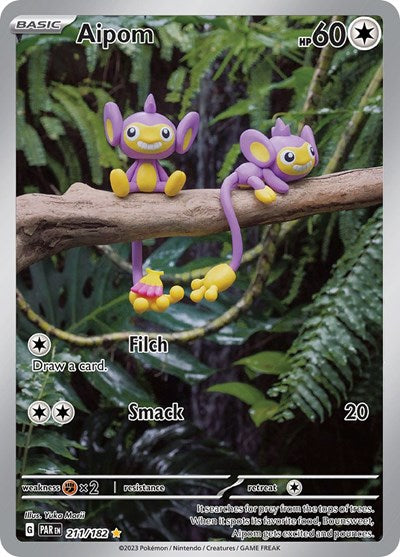 PAR: Aipom - 211/182 (Holofoil)