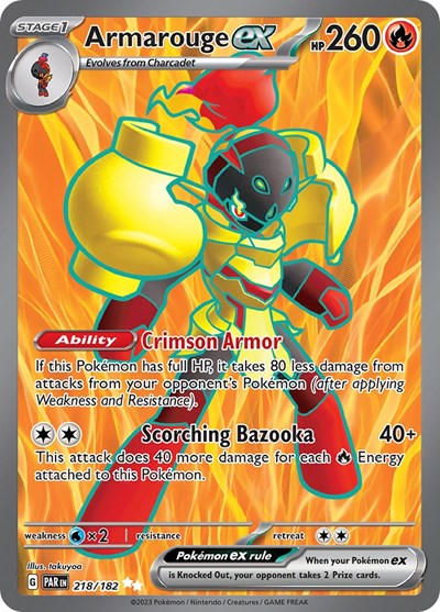 PAR: Armarouge ex - 218/182 (Holofoil)