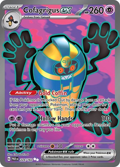 PAR: Cofagrigus ex - 224/182 (Holofoil)
