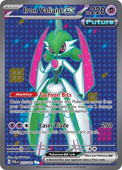 PAR: Iron Valiant ex - 225/182 (Holofoil)