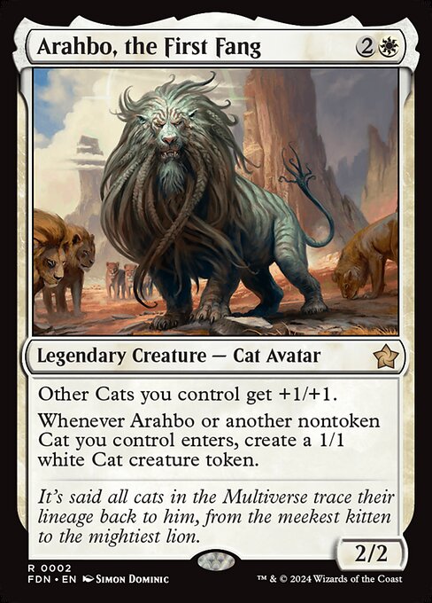 FDN: Arahbo, the First Fang (Foil)