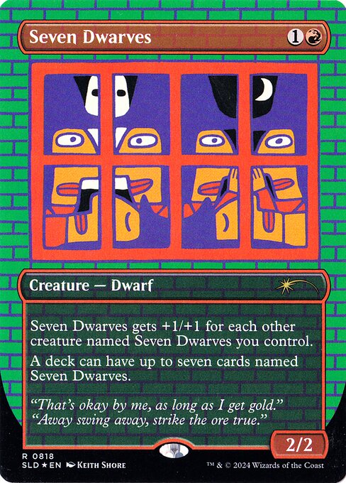 SLD: Seven Dwarves (0818) (Rainbow Foil)