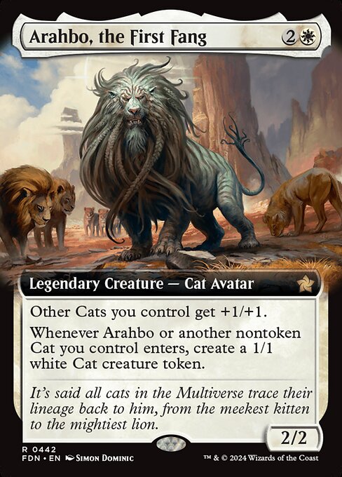 FDN: Arahbo, the First Fang (Extended Art) (Foil)