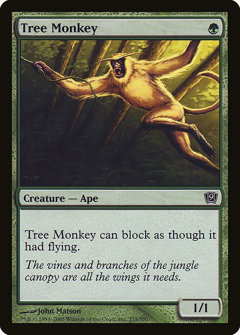 9ED: Tree Monkey (Foil)