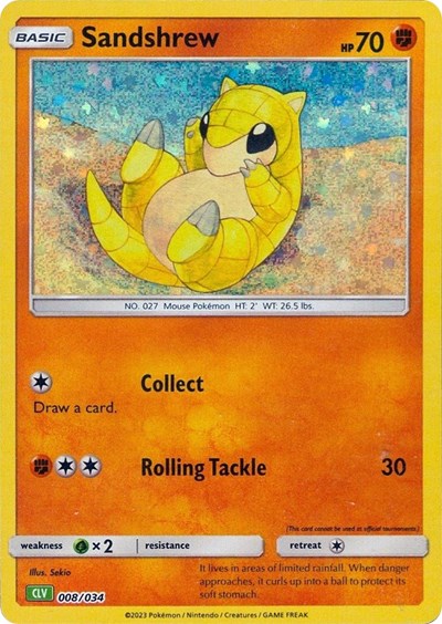 CL: Sandshrew (Holofoil)