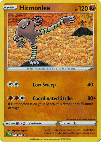 CL: Hitmonlee (Holofoil)