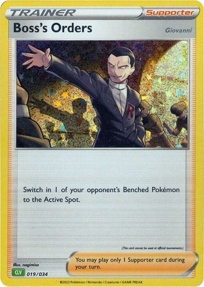 CL: Boss's Orders (CLV) (Holofoil)