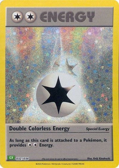 CL: Double Colorless Energy (CLV) (Holofoil)