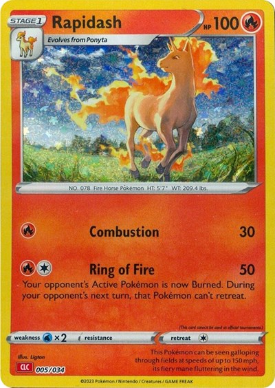 CL: Rapidash (Holofoil)