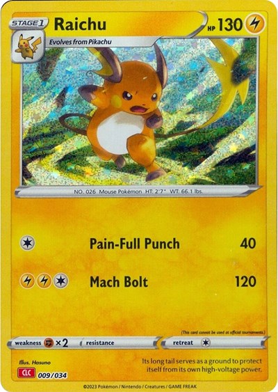 CL: Raichu (Holofoil)