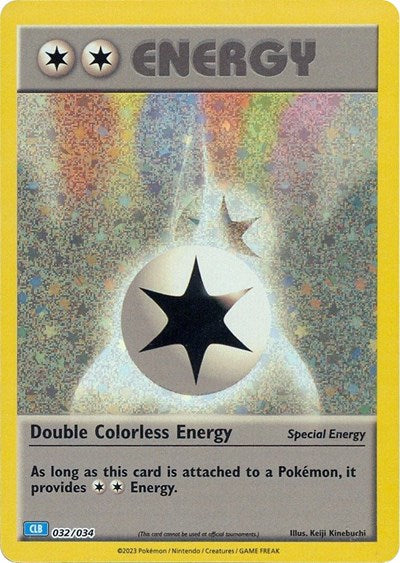 CL: Double Colorless Energy (CLB) (Holofoil)