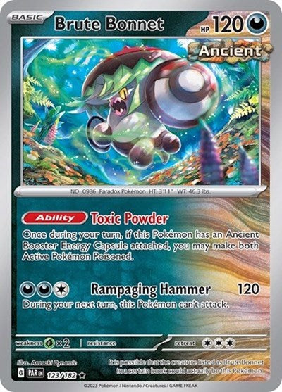 MCAP: Brute Bonnet - 123/182 (Cosmos Holo) (Holofoil)