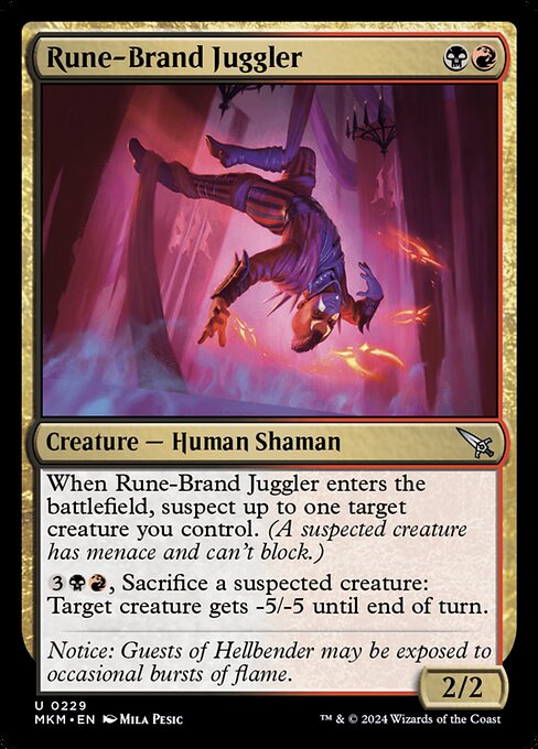 MKM: Rune-Brand Juggler (Foil)