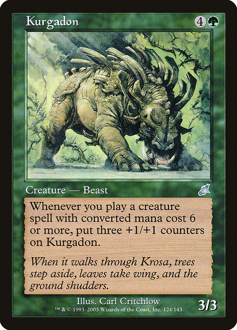 SCG: Kurgadon