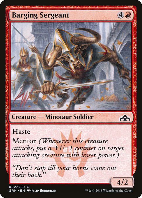 GRN: Barging Sergeant