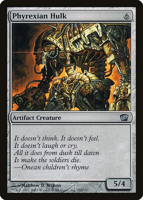 8ED: Phyrexian Hulk (Foil)