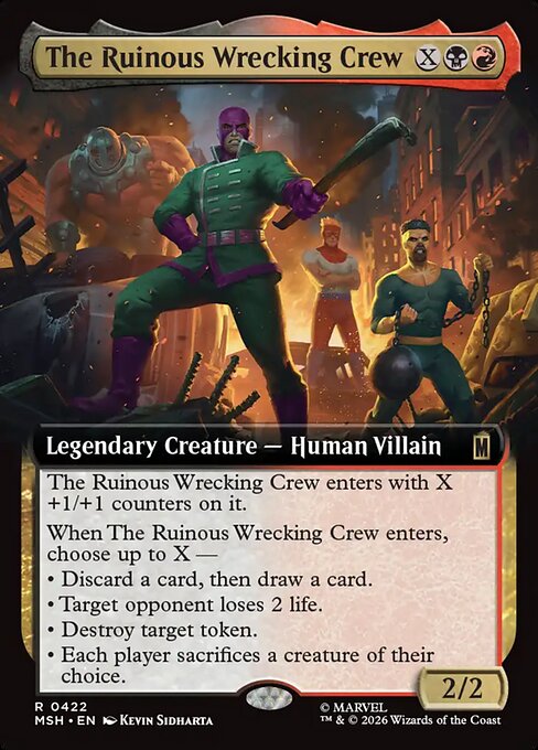MSH: The Ruinous Wrecking Crew (Extended Art) (Foil)