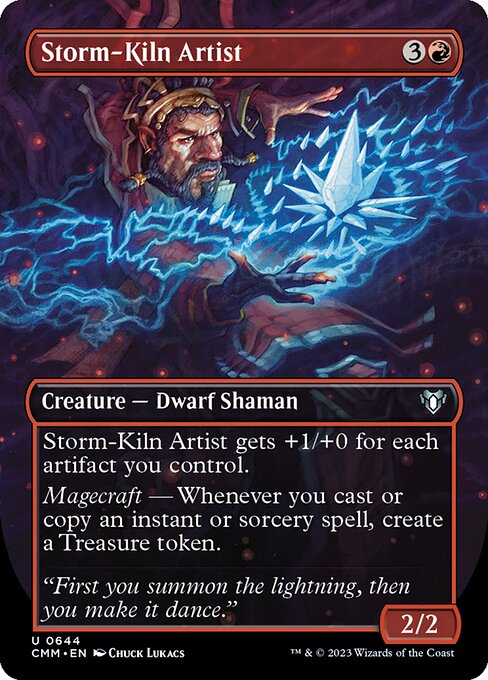 CMM: Storm-Kiln Artist (Borderless) (Foil)