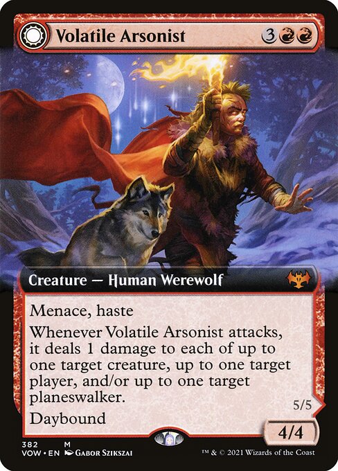 VOW: Volatile Arsonist (Extended Art) (Foil)
