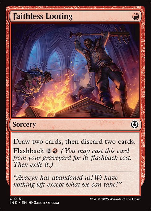 INR: Faithless Looting (Foil)