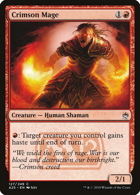 A25: Crimson Mage (Foil)