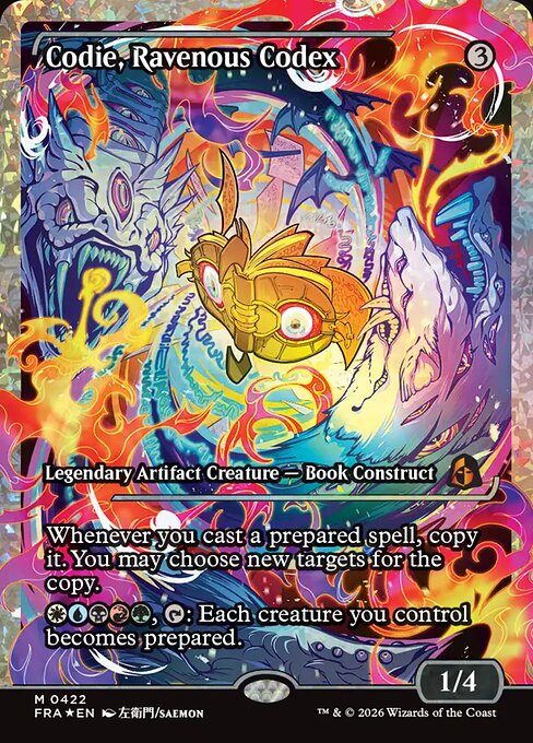 FRA: Codie, Ravenous Codex (Showcase) (Fracture Foil)