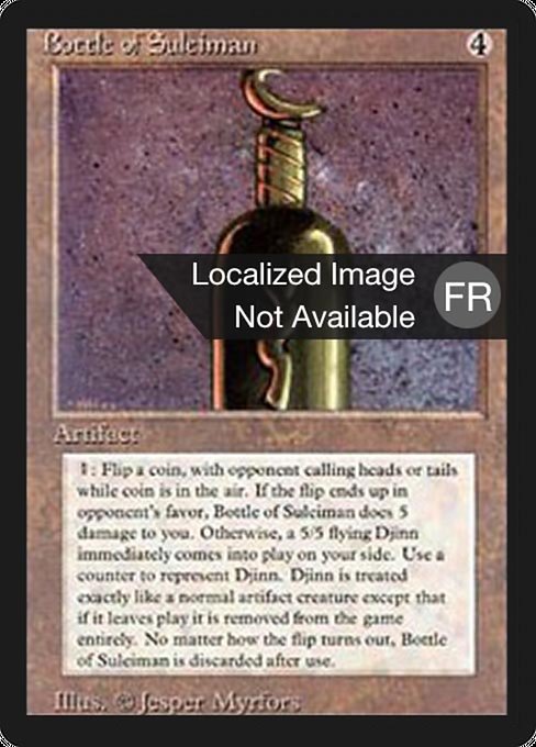 FBB: Bottle of Suleiman