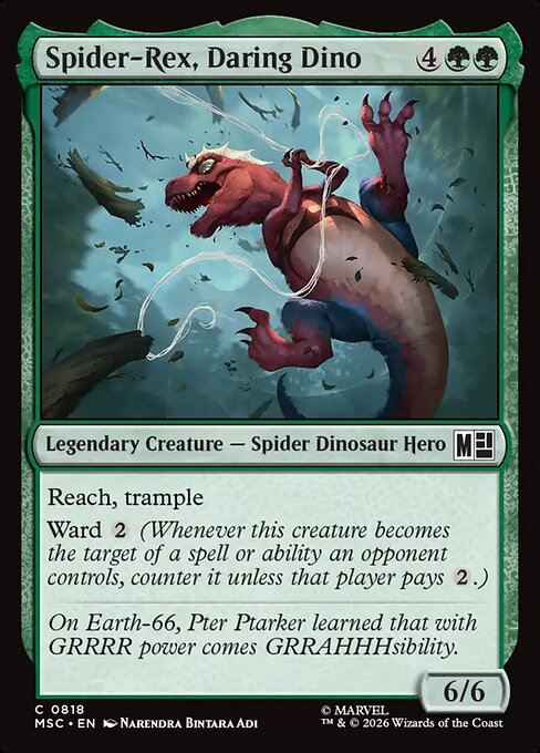 MSC: Spider-Rex, Daring Dino