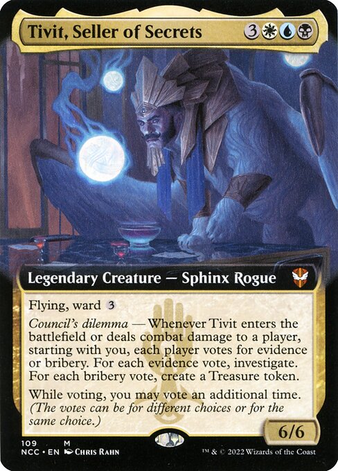 NCC: Tivit, Seller of Secrets (Extended Art) (Foil)
